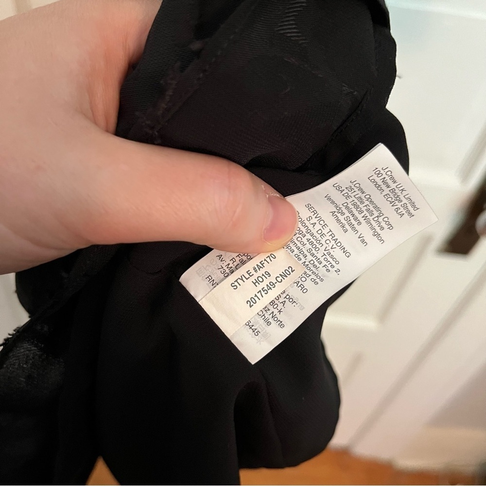 Madewell Ruffled Wrap Dress in Floral Jacquard Black - Picture 6 of 7